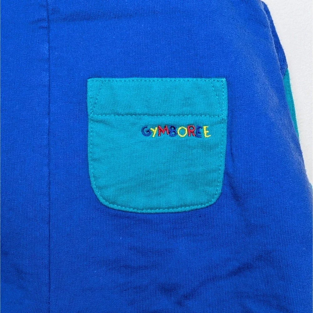VTG Gymboree Turtle Bubble Overalls Shirt 2pc Set‎ Rainbow Tag 90s Baby Newborn